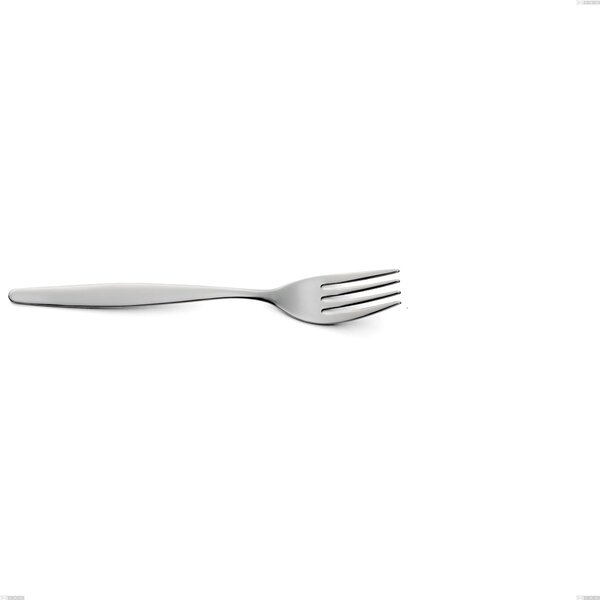 Beme 18/0 Nickel Free Stainless Steel Table Fork, Polished Stainless Steel, 2 mm Thickness, 190 mm Length