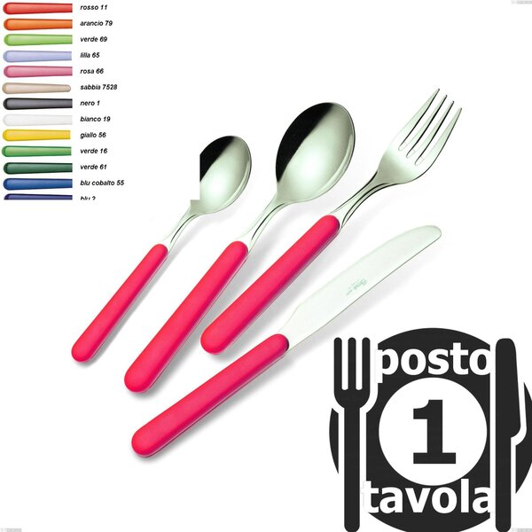 Bonita 1 Place Setting Package, 18/C (AISI430) Cutlery Set 4 Pieces