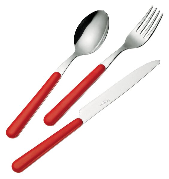 Colourful Cutlery Set 36 Pieces BRIO in 18/C Steel in Gift Packaging
