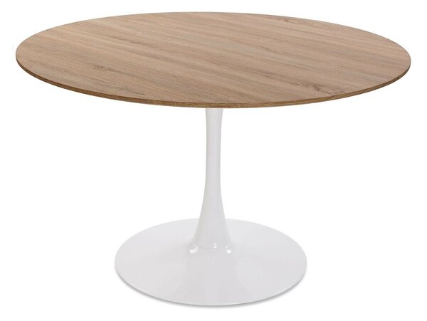 Dining Table Versa Lia Metal MDF Wood 120 x 73 x 120 cm