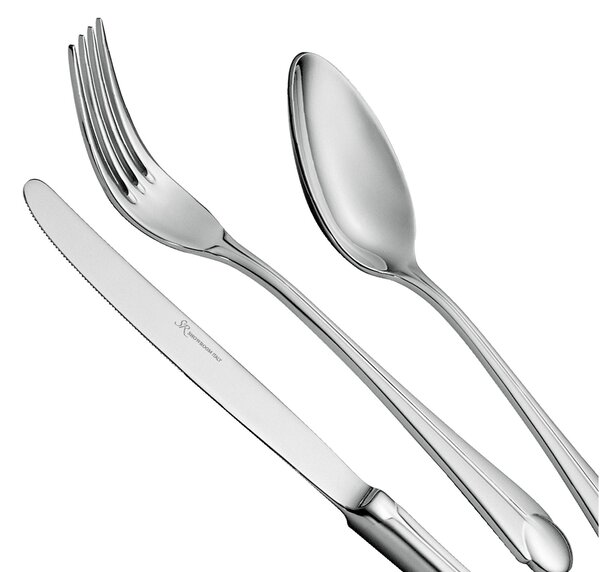 75-Piece NACRE Cutlery Set in 18/10 Mirror Polished Stainless Steel, Forged, with Gift Box