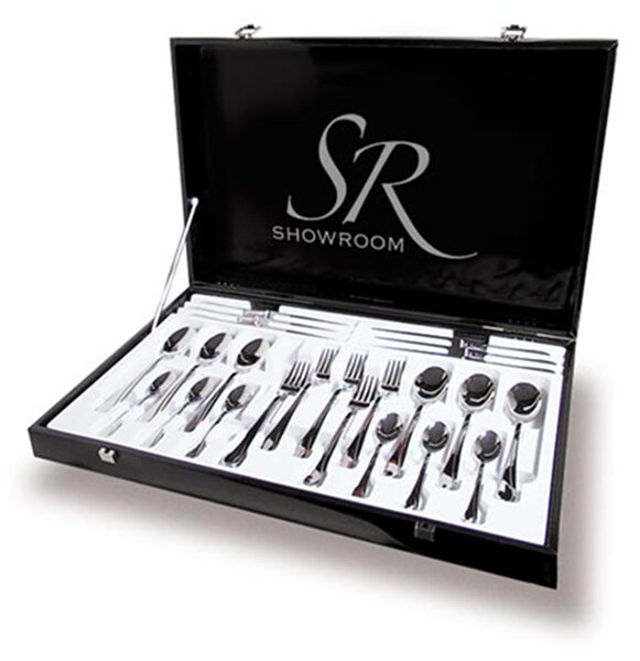 PUNTO 39-piece cutlery set, 18/10 stainless steel (Aisi 304), 3 mm thickness in gift packaging