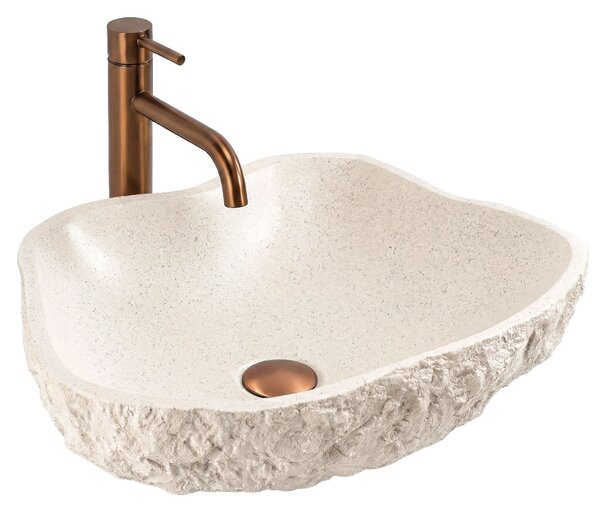 Countertop Basin Rea Isla Warm Beige