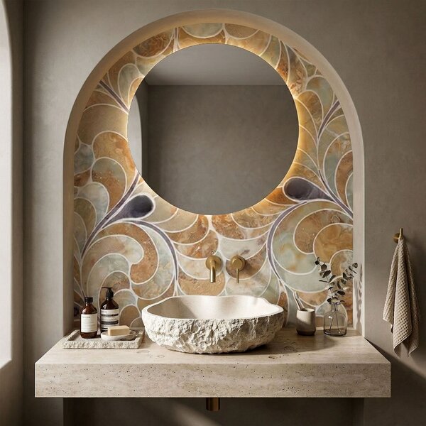 Countertop Basin Rea Isla Warm Beige