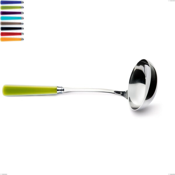 Candy Eme Ladle, Polished 18/10 AISI 304 Stainless Steel with Acrylic Handle