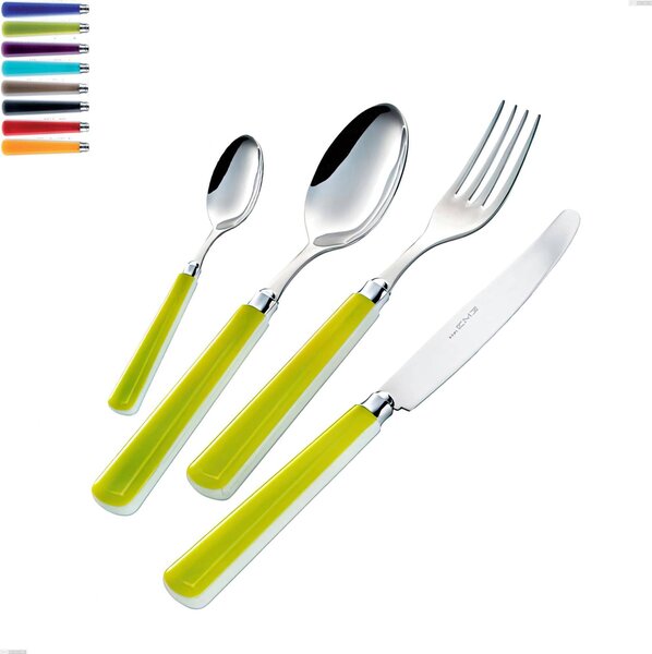 CANDY Colourful Cutlery Set 4 Pieces Table Setting in Stainless Steel 18/10 (AISI304)