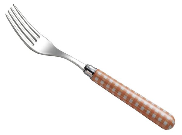 CARRE' Table Fork in 18.10 AISI304 Stainless Steel with Acrylic Handle, Dishwasher Safe