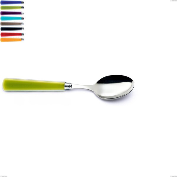 Candy Eme Table Spoon, Polished 18/10 AISI 304 Stainless Steel with Acrylic Handle