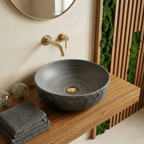 Countertop washbasin Rea Babilon Silver