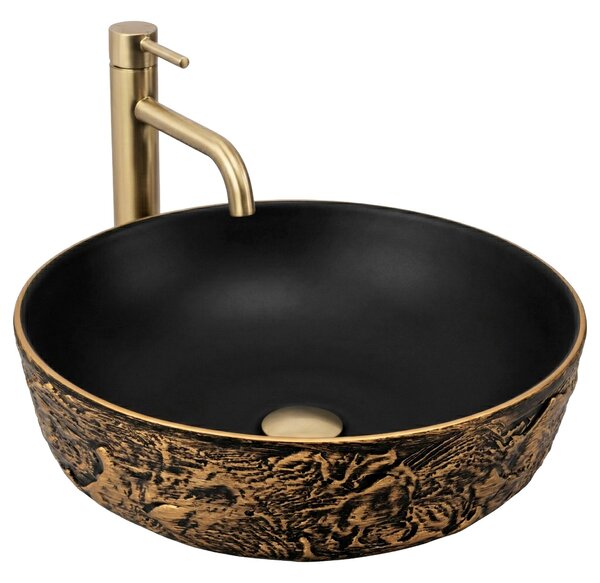 Countertop washbasin Rea Babilon Gold
