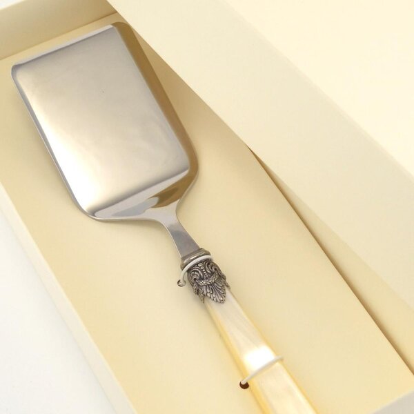 NAPOLEON Lasagne Server with Acrylic Handle and Collar, Length 246 mm, Packaged in a Serigraphed Bonbonniere Box