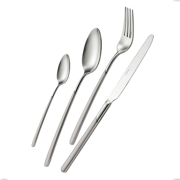Celtika Sandblasted Serving Spoon, Stainless Steel 18.10 (AISI304), Thickness 5.00 mm, Length 240 mm