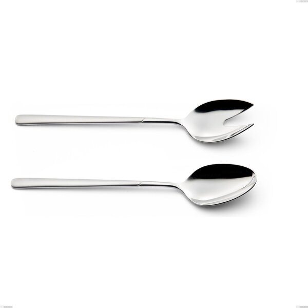Celtika Sandblasted Salad Cutlery Set, Stainless Steel 18.10 (AISI304), 5.00 mm Thickness, 240 mm Length