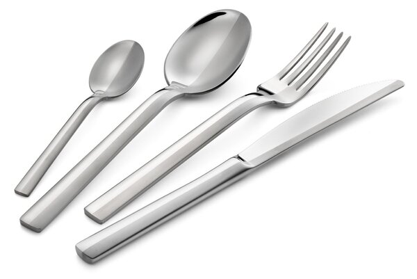Chef Versus 24 Piece Cutlery Set in Display Case, 18/10 Stainless Steel (AISI 304) Sandblasted, 4 mm Thickness
