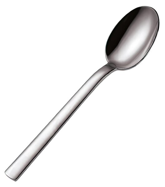 Moka Spoon CHEF 110 mm in 18.10 AISI430 Steel with Polished Steel Handle Dishwasher Safe