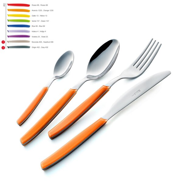 4-Piece Table Setting Cutlery Set CROMO in 18.C Stainless Steel (AISI430)