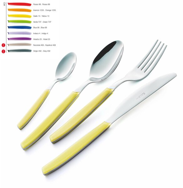 4-Piece Table Setting Cutlery Set CROMO in 18.C Steel (AISI430)