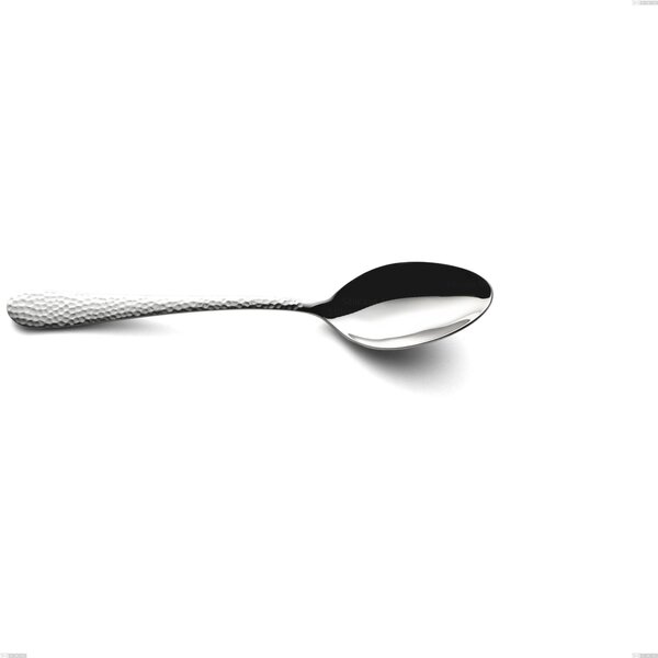 Table Spoon, Cortina Soup, Stainless Steel (AISI 304) Polished Hammered Finish, Length 214 mm Cortina Cutlery