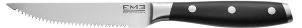 TEXAS Steak Knife with Pointed Tip, 18/10 Stainless Steel, Forged Blade, 230mm Length, Very Sharp, Dishwasher Safe, Made in Italy