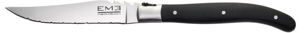 PAMPA Steak Knife with Pointed Tip made of 18/10 Stainless Steel 225 mm Length Very Sharp Dishwasher Safe Made in Italy