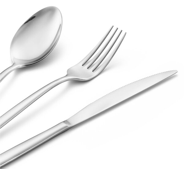 Polished Stainless Steel 24 Piece Cutlery Set DAY EME in Gift Box 3 mm 18/C (AISI430) Shiny Stainless