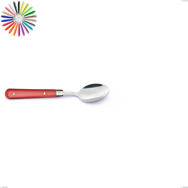 COUNTRY Coffee Spoon in 18.10 Steel with Riveted Handle Dishwasher Safe