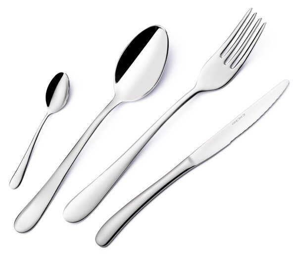 Charme Set of 6 Coffee Spoons in Showcase Packaging, Polished 18/10 Stainless Steel (aisi 304), 2.5 mm Thickness