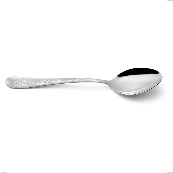 Charme Pechino Table Spoon, Polished 18/10 Stainless Steel with Laser Engraving, 2.5 mm Thickness, 214 mm Length