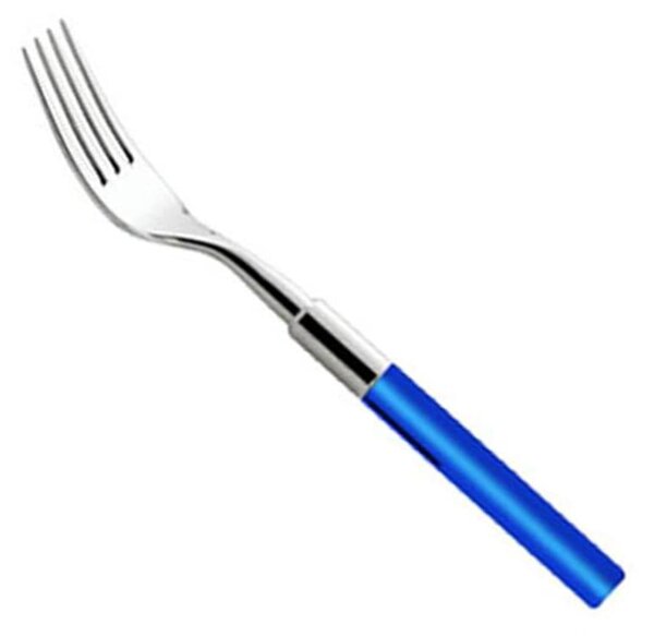 CRISTAL Table Fork in 18.10 AISI304 Stainless Steel with Acrylic Handle, Dishwasher Safe Cutlery