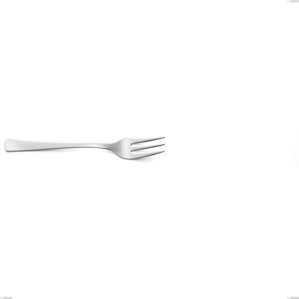 Doram Dessert Fork, Polished AISI 304 Stainless Steel, 2.5 mm Thickness, 150 mm Length