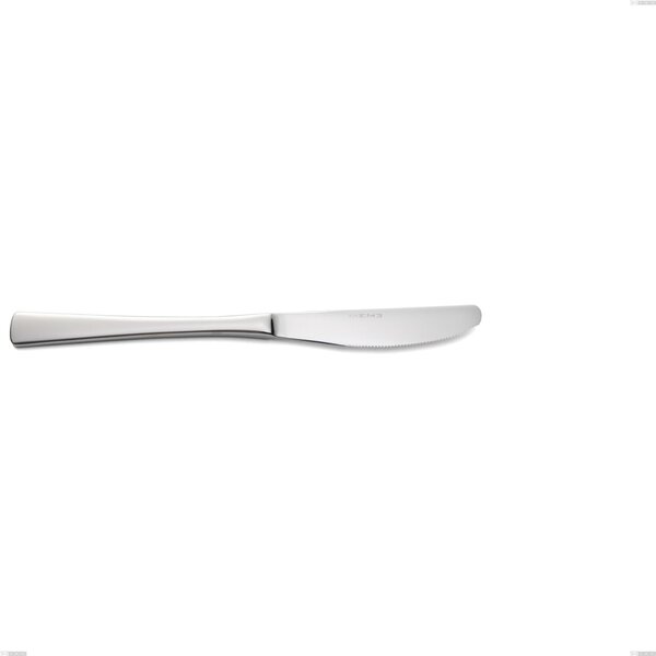 Doram Table Knife in 18/10 Stainless Steel (AISI 304) length 220 mm, thickness 2.5 mm, polished stainless steel finish dishwasher safe