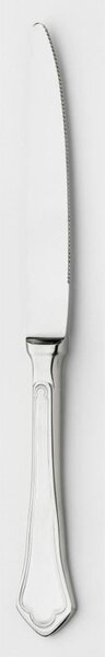 DOMUS Full Handle Steak Knife in Polished 18.10 Stainless Steel 3 mm Thickness, 225 mm Length