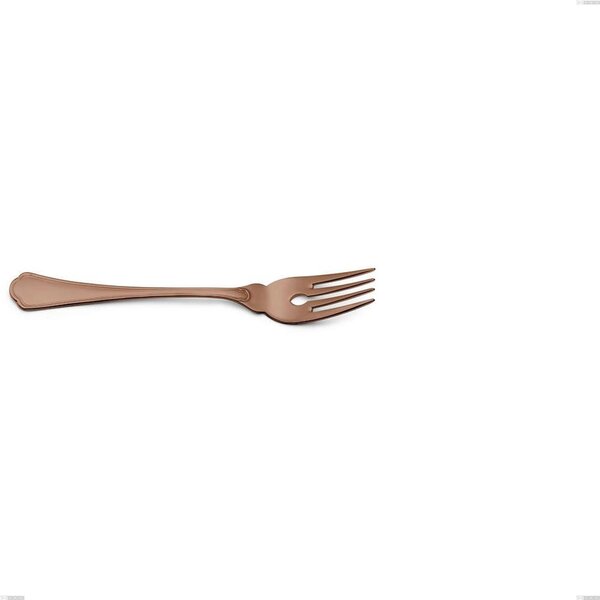 Domus Chocolate Fish Fork, 18/10 Stainless Steel, Length 193 mm Thickness 3 mm PVD Chocolate Treatment