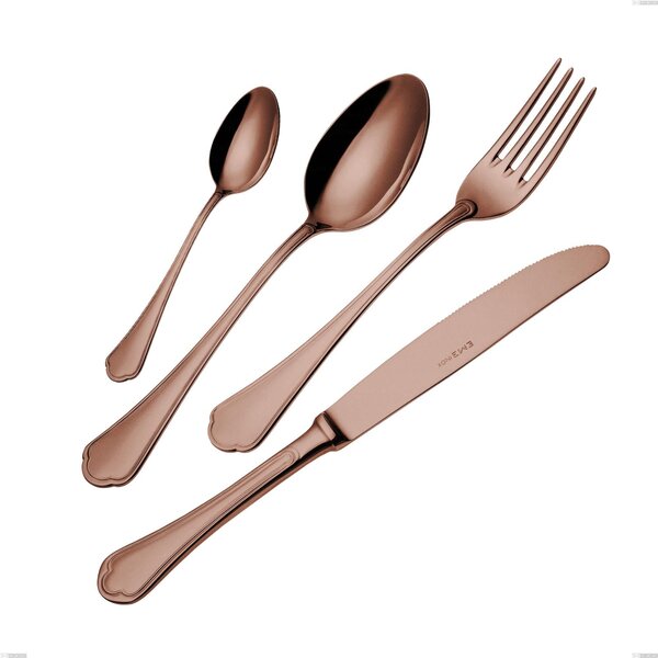 Domus Chocolate Ladle, 18/10 Stainless Steel, Length 290 mm Thickness 3 mm PVD Chocolate Treatment