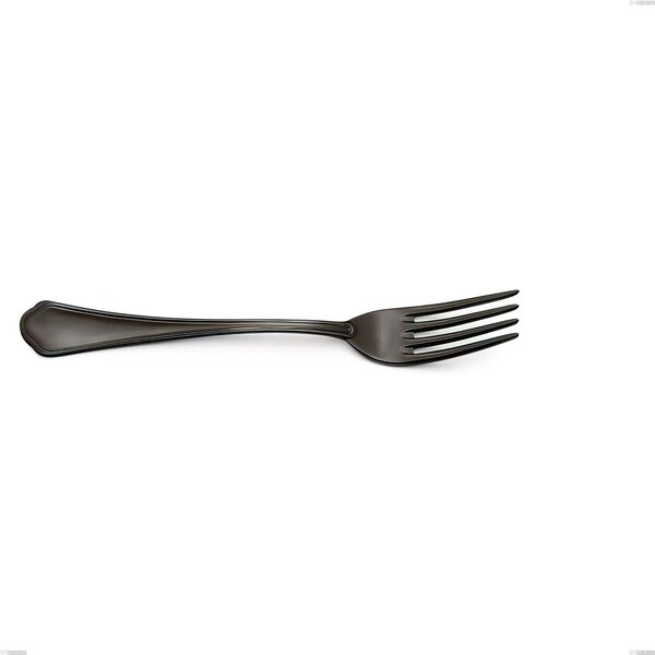 Domus Black Table Fork, 18/10 Stainless Steel with PVD Coating, 3 mm Thickness, 205 mm Length