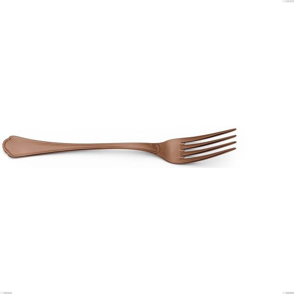 Domus Chocolate Serving Fork, 18/10 Stainless Steel, Length 240 mm Thickness 3 mm Chocolate PVD Treatment