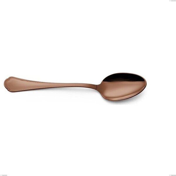 Domus Chocolate Table Spoon, 18/10 Stainless Steel, Length 205 mm Thickness 3 mm PVD Chocolate Treatment