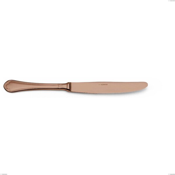 Domus Chocolate Table Knife, 18/10 Stainless Steel, Length 235 mm Thickness 3 mm PVD Chocolate Treatment
