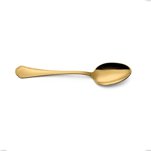 Domus Gold Table Spoon, 18/10 Stainless Steel, Length 205 mm Thickness 3 mm PVD Gold Treatment