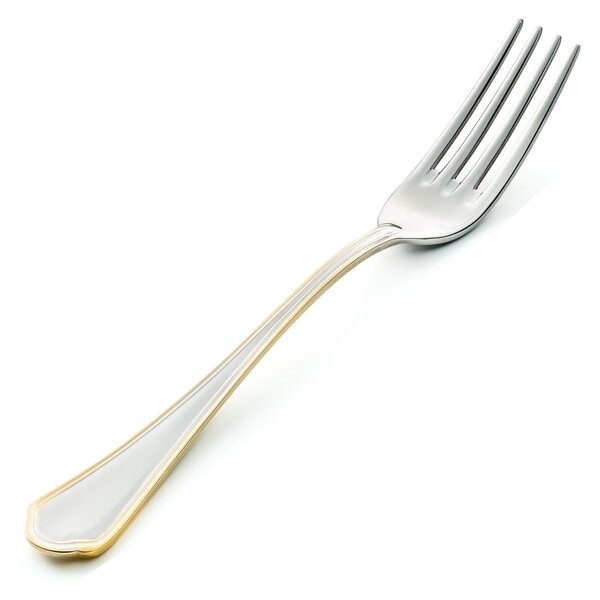 DOMUS ORO 113-Piece Cutlery Set Stainless Steel 18/10 Mirror Polished 3 mm Thickness in Wooden Case