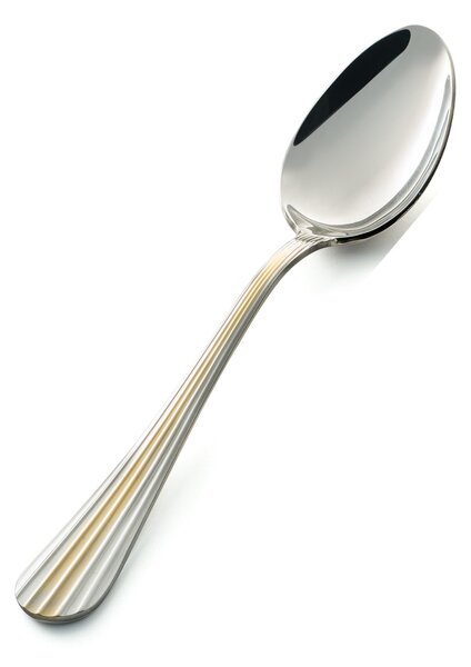 EDEN ORO Cutlery Set 24 Pieces in 18/10 Stainless Steel Mirror Polished 3 mm Thickness in Showcase Box