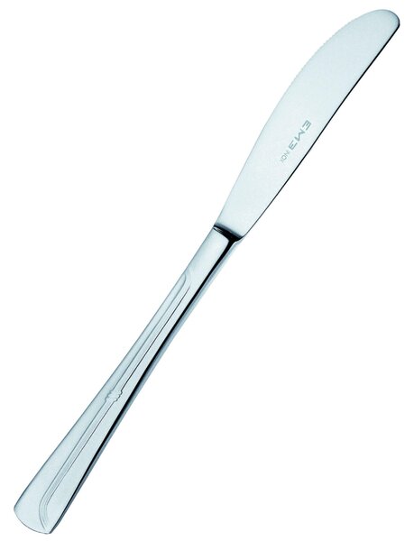 Elite Line Table Knife in 18/10 Stainless Steel (AISI 304) length 222 mm, thickness 2.0 mm, polished stainless finish dishwasher safe