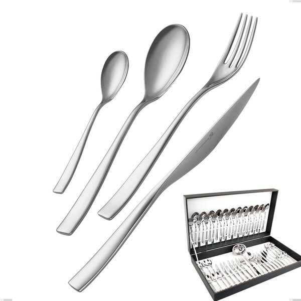 Etoile Inox 51-piece cutlery set in canteen box, 18/10 (AISI304), 4 mm thickness, mirror-polished stainless steel finish