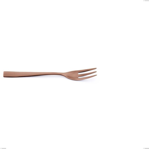 Etoile PVD Chocolate Dessert Fork, Polished 18/10 Stainless Steel, 4 mm Thickness, 162 mm Length, PVD Chocolate