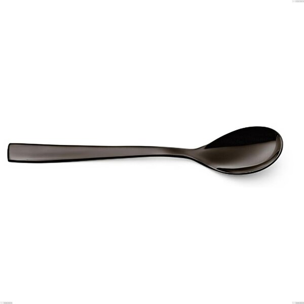 EtoIle PVD Black Coffee Spoon, Polished 18/10 Stainless Steel, 4 mm Thickness, 147 mm Length, PVD Black