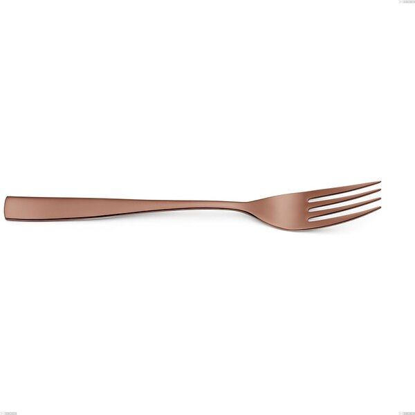 Etoile PVD Chocolate Serving Fork, Polished 18/10 Stainless Steel, 4 mm Thickness, 260 mm Length, PVD Chocolate