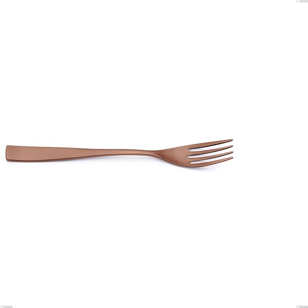 Etoile PVD Chocolate Table Fork, Polished 18/10 Stainless Steel, 4 mm Thickness, 220 mm Length, PVD Chocolate
