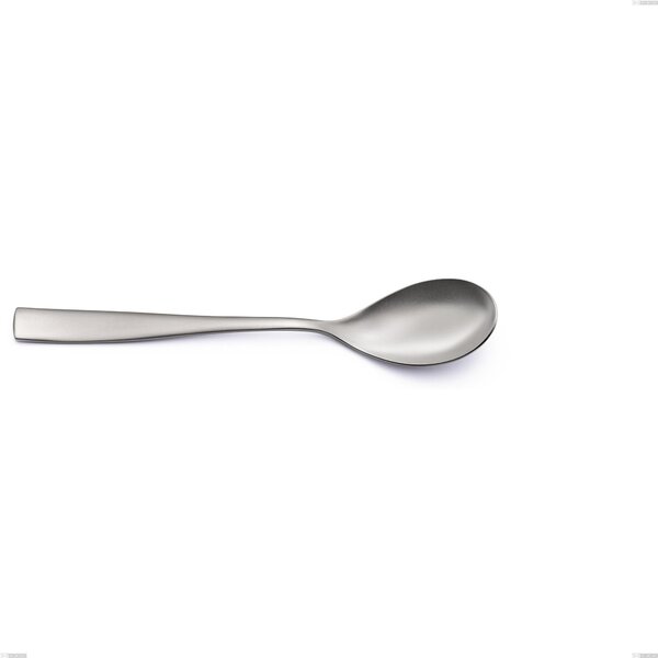 ETOILE Sandblasted Table Spoon in 18.10 AISI304 Stainless Steel 4 mm, Length 220 mm, Steel Handle, Dishwasher Safe
