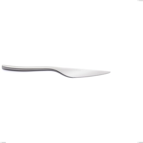 ETOILE Sandblasted Table Knife in 18.10 AISI304 Stainless Steel, 4 mm Thickness, 235 mm Length, Steel Handle, Vertical Rest, Dishwasher Safe
