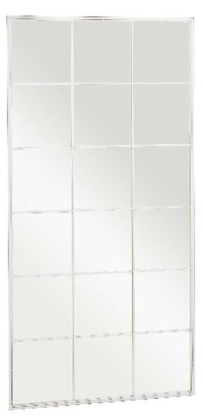 Wall mirror JY21098W White Window 90 x 180 x 2 cm Rectangular